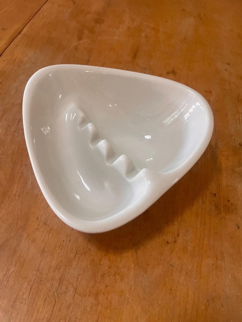 Vintage Shenango China boomerang Ash Tray Mid Century Modern Trinket Dish Catch